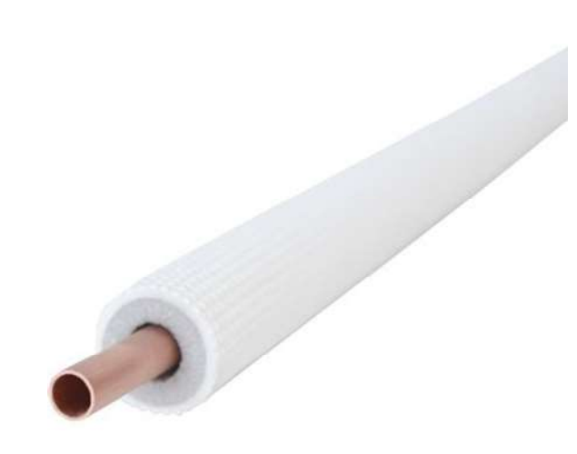 Tube cuivre pré-isolé 1/4' - 50mtr/rol