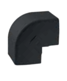 Coude extérieur  90° for CCD.80 NOIR (6pcs/boite)
