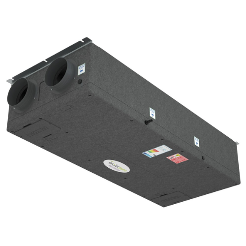 [RDCD50SKBE] Unité de ventilation type D avec récupérateur à plaques de 450 m³/h et batterie électrique de post chauffe